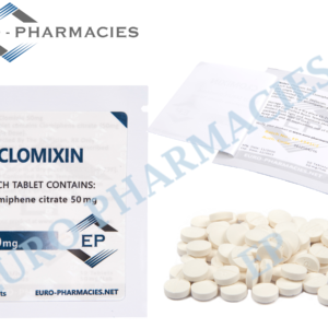 Euro Pharmacies Clomixin (Clomid) – 50mg/tab – 50 tab/bag