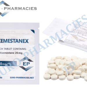 Euro Pharmacies Exemestanex (Aromasin) – 20mg/tab – 50 tab/bag