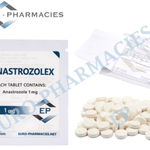 Euro Pharmacies Anastrozolex (Arimidex) 1mg/tab – 50 tab/bag