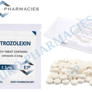 Euro Pharmacies Letrozolexin (Letrozole)- 2.5 mg/tab – 50 tab/bag