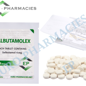 Euro Pharmacies Salbutamolex (salbutamol) – 4mg/tab -100 tab/bag