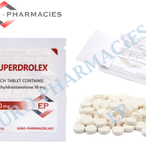 Euro Pharmacies Superdrolex (Methyldrostanolone) – 10mg/tab, 100 pills/bag