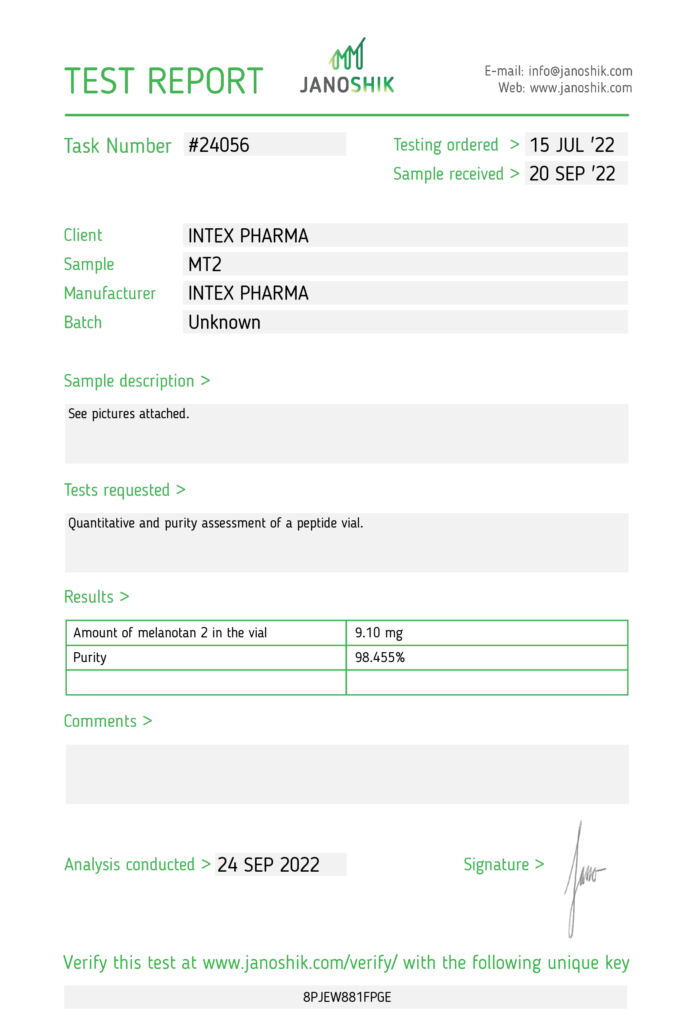 Intex Pharma Melanotan MT2 - Image 2
