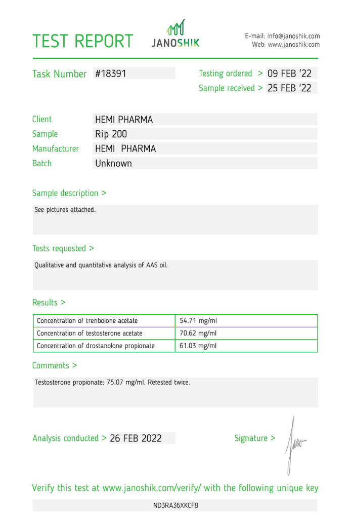 Hemi Pharma Rip Mix 200 - Image 2