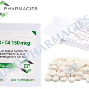 Euro Pharmacies T3+T4 -150mcg/tab -50 tab/bag